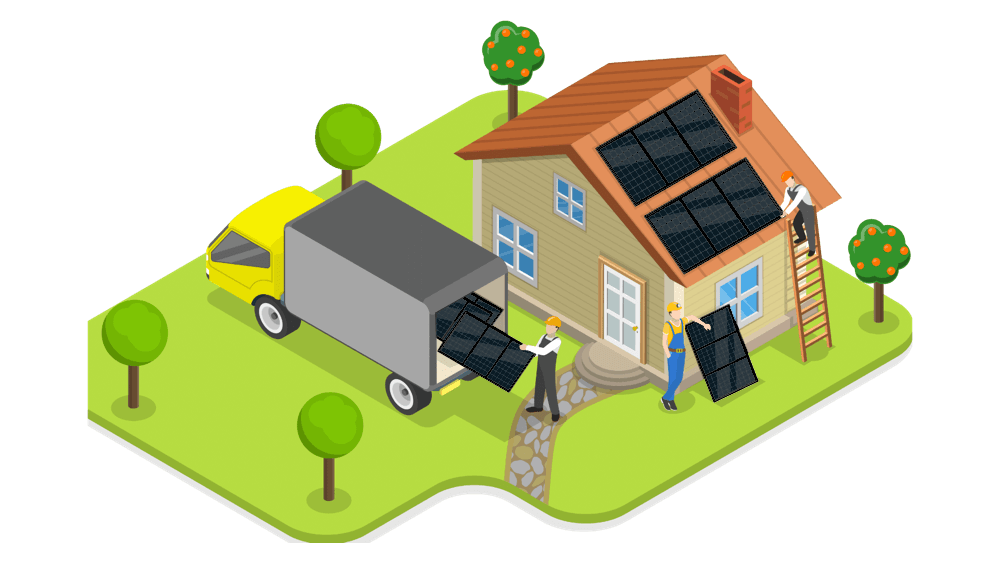Solar Instalation Graphic
